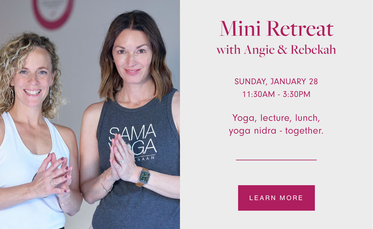 Mini Yoga Retreat with Angie and Rebekah